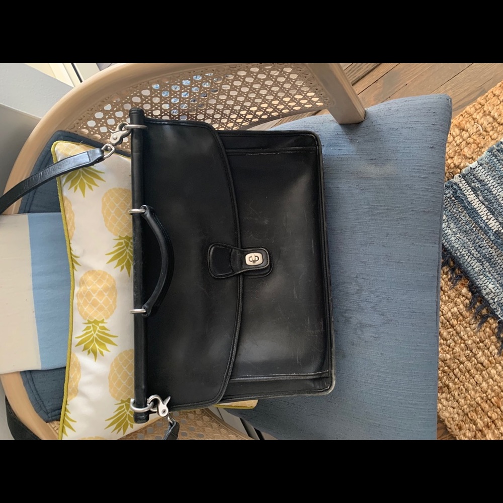Vintage Coach briefcase/laptop/messenger bag